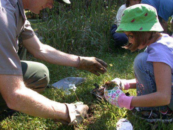 Working with youth groups at Rockcliff Farm